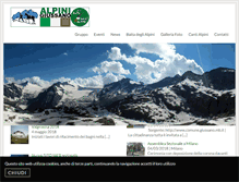 Tablet Screenshot of gruppoalpinigiussano.it